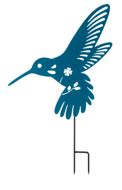 Hummingbird Garden Stake