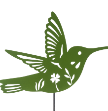 Hummingbird Garden Stake