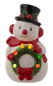 LED Light Up Retro Snowman