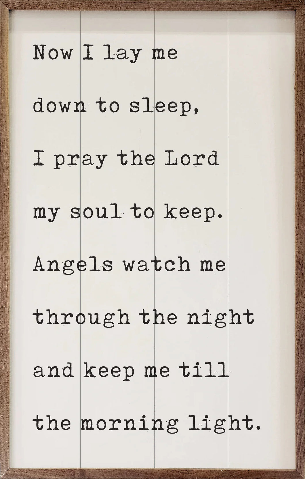 Now I Lay Me Down To Sleep