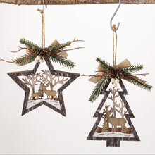 Load image into Gallery viewer, Wood Carved Ornaments
