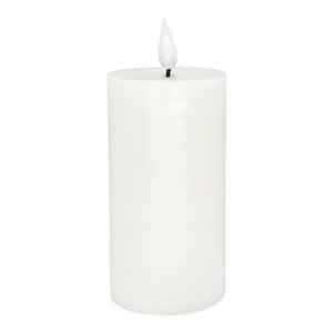 LED Realistic Wick Pillar Candles