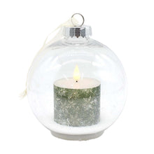 Load image into Gallery viewer, Plastic Ball Ornament with LED Candles
