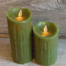 Load and play video in Gallery viewer, Rustic Moving Flame Pillar Candles
