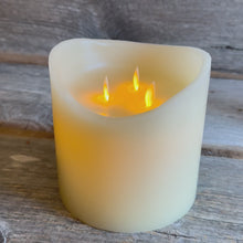 Load and play video in Gallery viewer, Three Wick Moving Flame LED Candle
