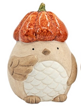 Load image into Gallery viewer, Pumpkin Hat Owl
