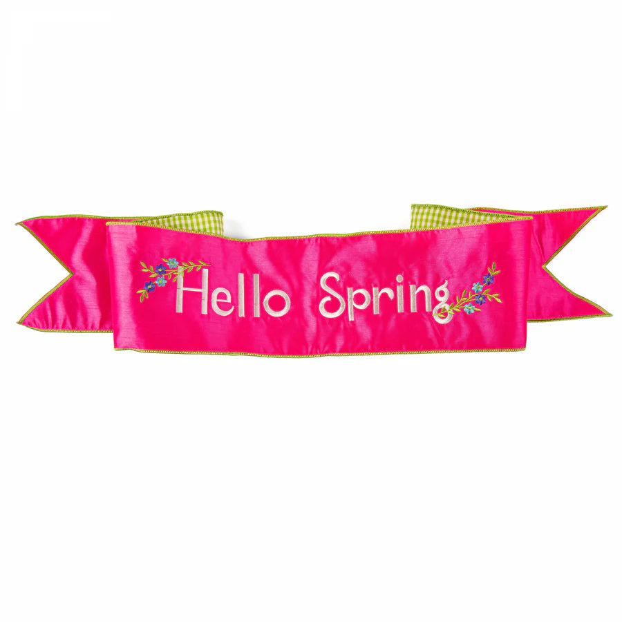 Hello Spring Banner