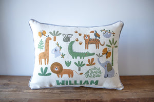 Safari Animals Pillow