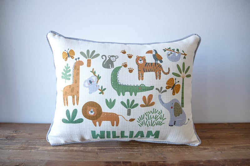 Safari Animals Pillow