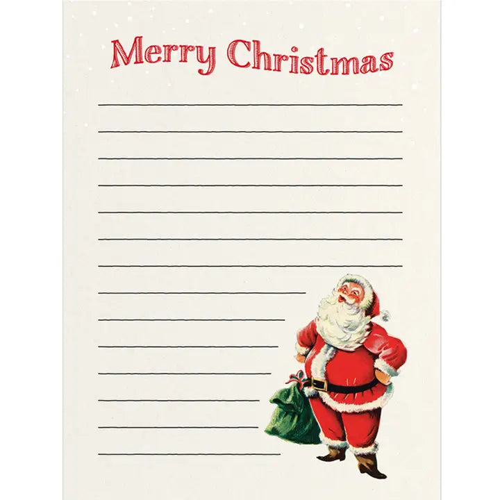 Merry Christmas Santa Notepad