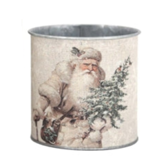 Vintage Santa Buckets