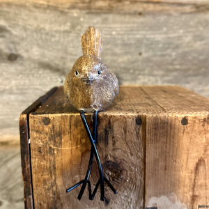Shelf Sitter Resin Birds with Metal Legs