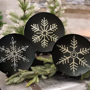 Snowflake Plates