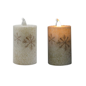Snowflake LED Votive