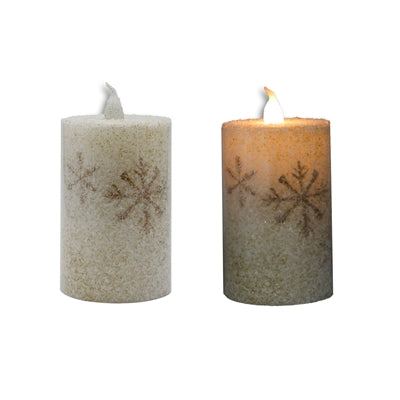 Snowflake LED Votive