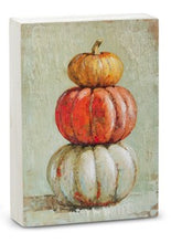 Load image into Gallery viewer, 10&quot; Pumpkin Trio Block
