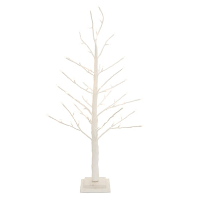 White Lighted Twig Tree - 3' High