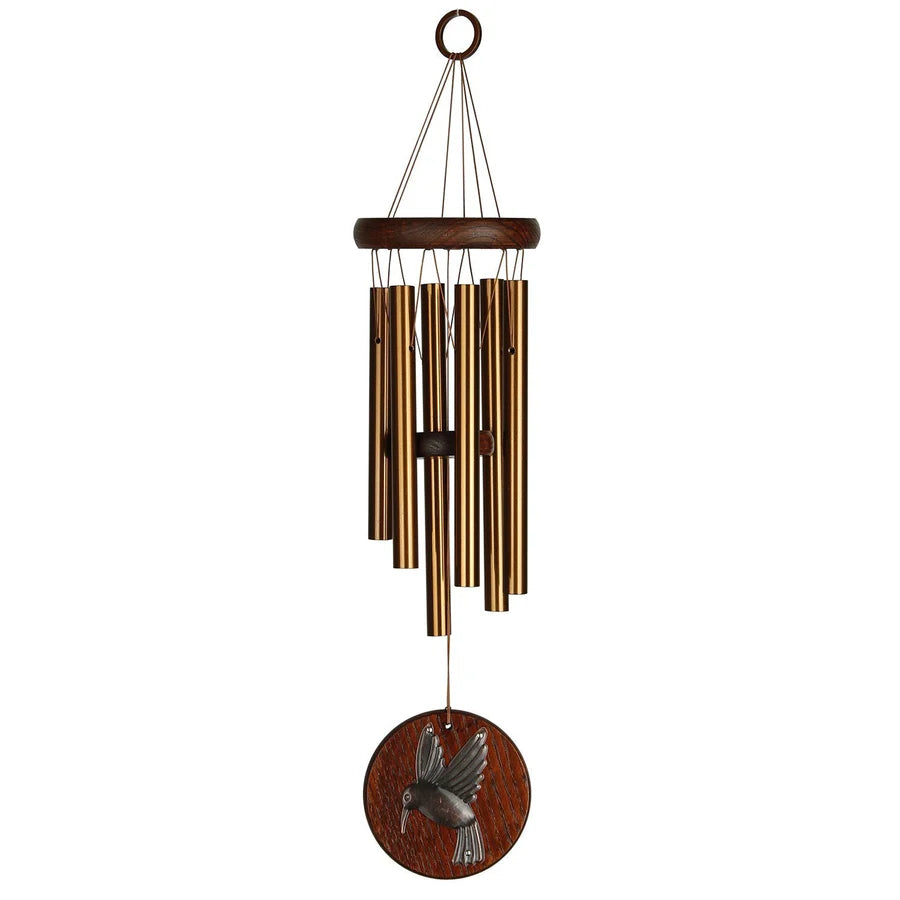 Teak Hummingbird Wind Chime