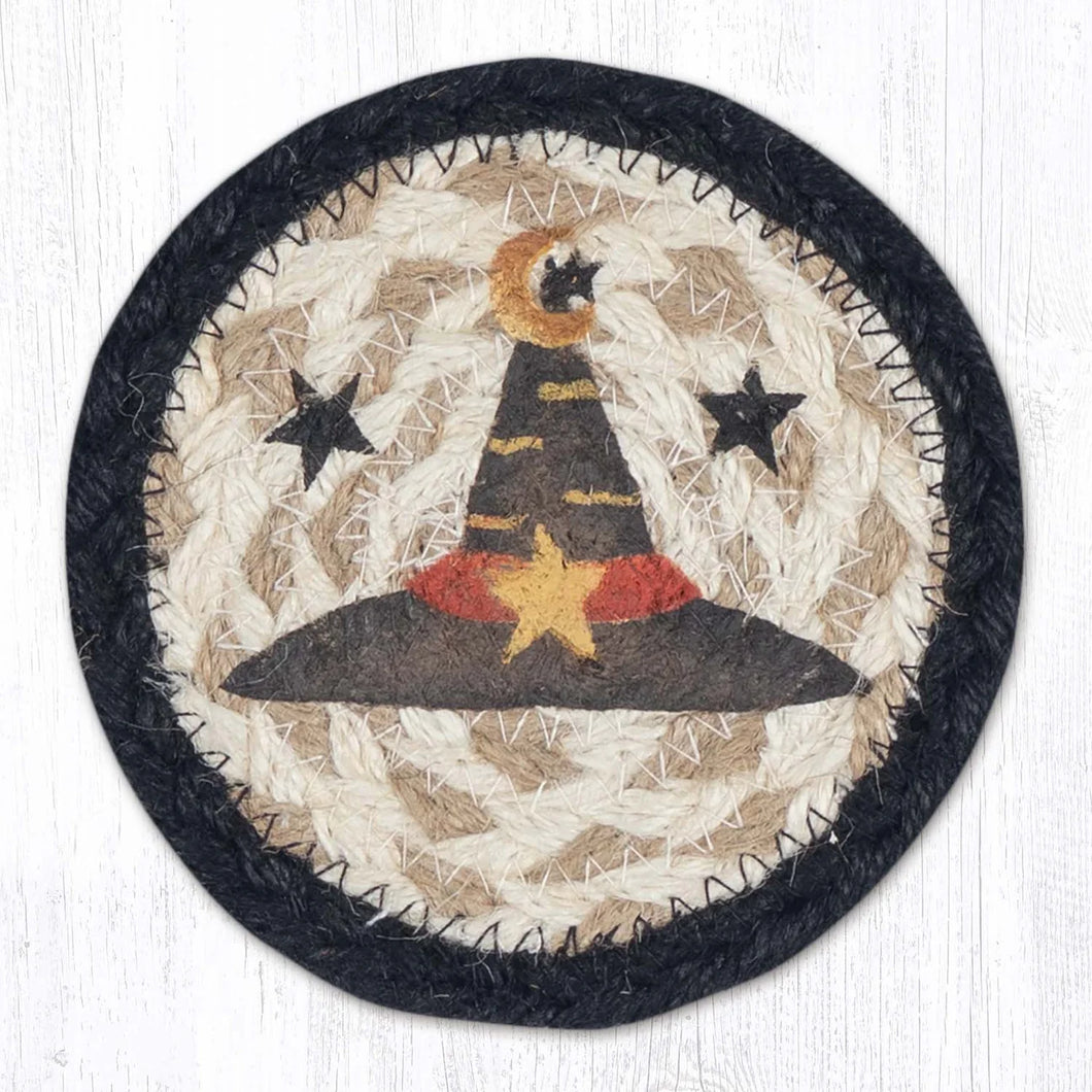 Witch Hat Braided Coaster