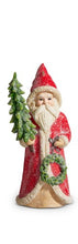 Load image into Gallery viewer, Red Santa with Tree Ornament
