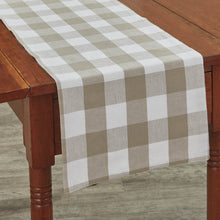 Load image into Gallery viewer, Wicklow Buffalo Check Woven Table Runner
