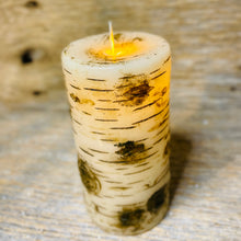 Load image into Gallery viewer, Birch Style Moving Flame Candle

