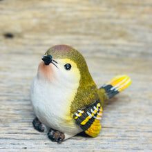 Load image into Gallery viewer, Large Green Finch Resin Bird
