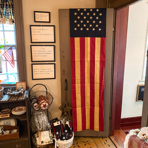 American Banner Flag - Tea Stained