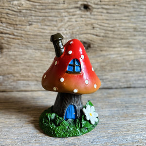 Fairy Village Mushroom Incense Burner