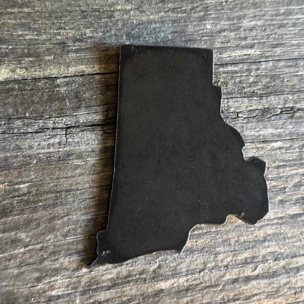 Rhode Island Metal Cutout Magnets