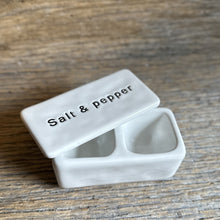 Load image into Gallery viewer, Salt and Pepper Stoneware Pinch Pot
