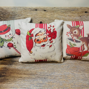 Vintage Inspired Decorative Christmas Pillows