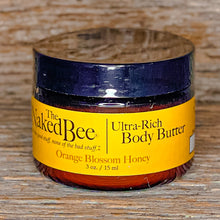 Load image into Gallery viewer, Hydrate your body with The Naked Bee Ultra-Rich Body Butter, available in two signature scents!  Coconut &amp; Honey and Orange Blossom Honey
